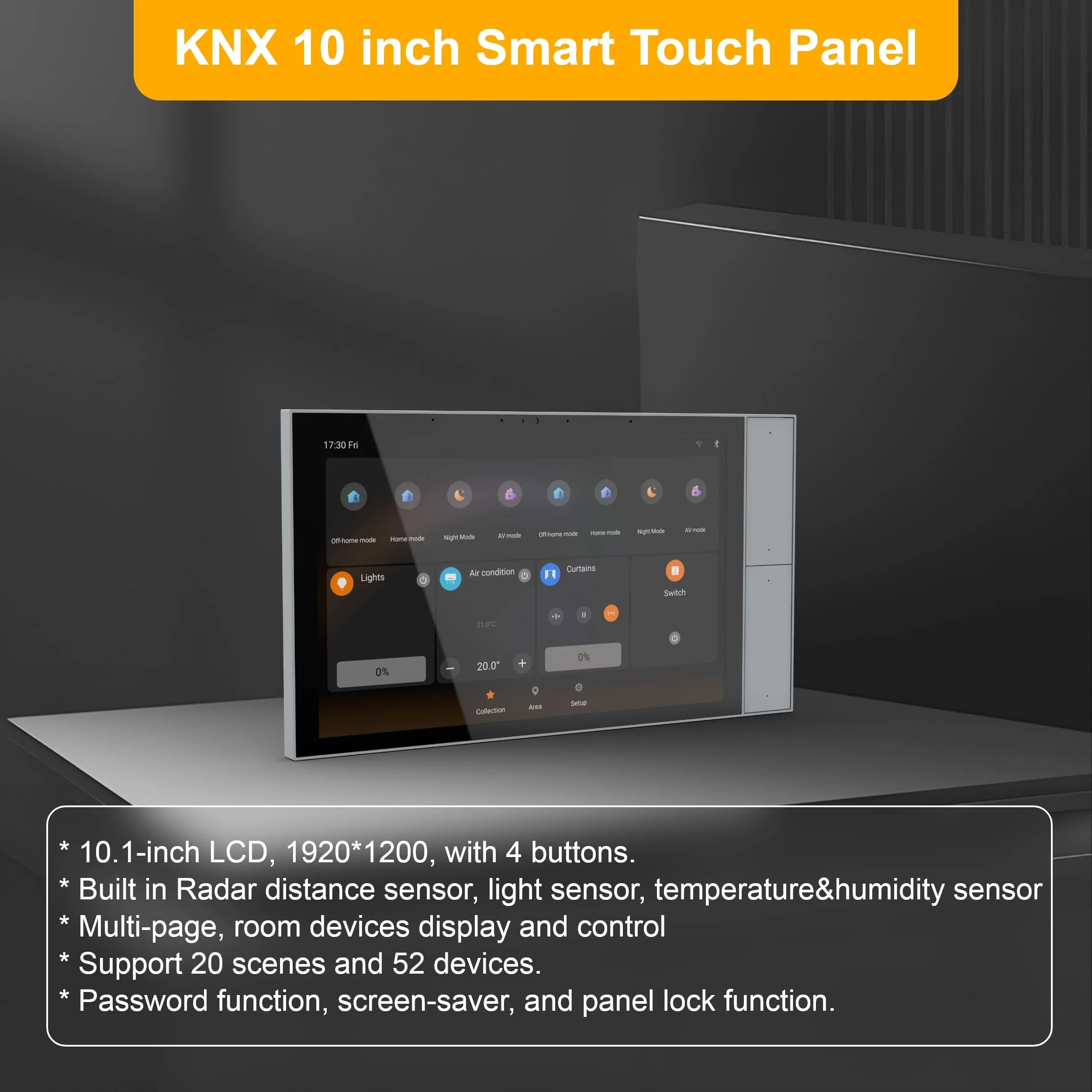 Smart Home Knx - 2026 Smart Touch Panel voor bussysteem