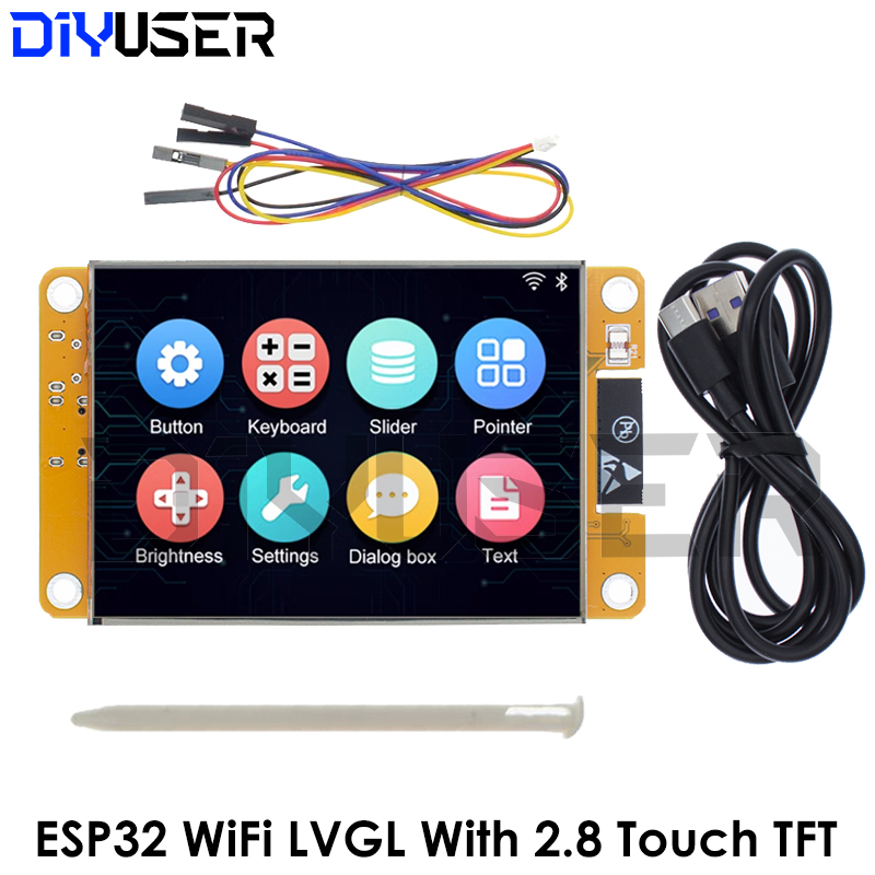 Smart Home Arduino - ESP32 LVGL WIFI & Bluetooth ontwikkelbord