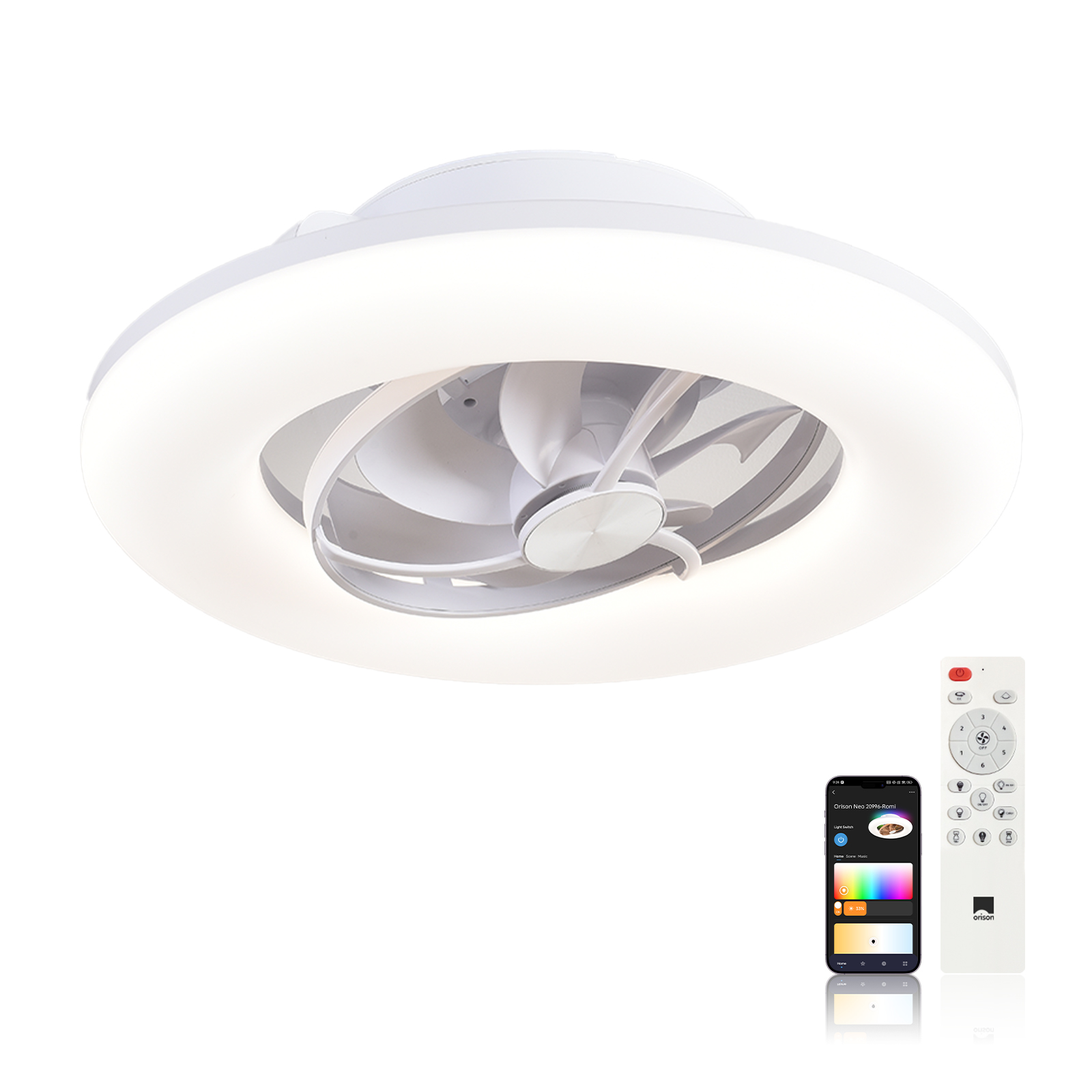 Smart Home Ventilation System - Orison 22 inch 360 ° Oscillerende