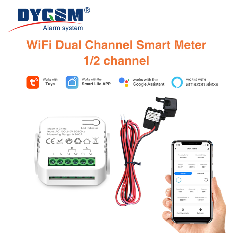 Smart Energy Monitor - Tuya Smart Wifi Intelligente energiemeter Zonne-PV-systeem