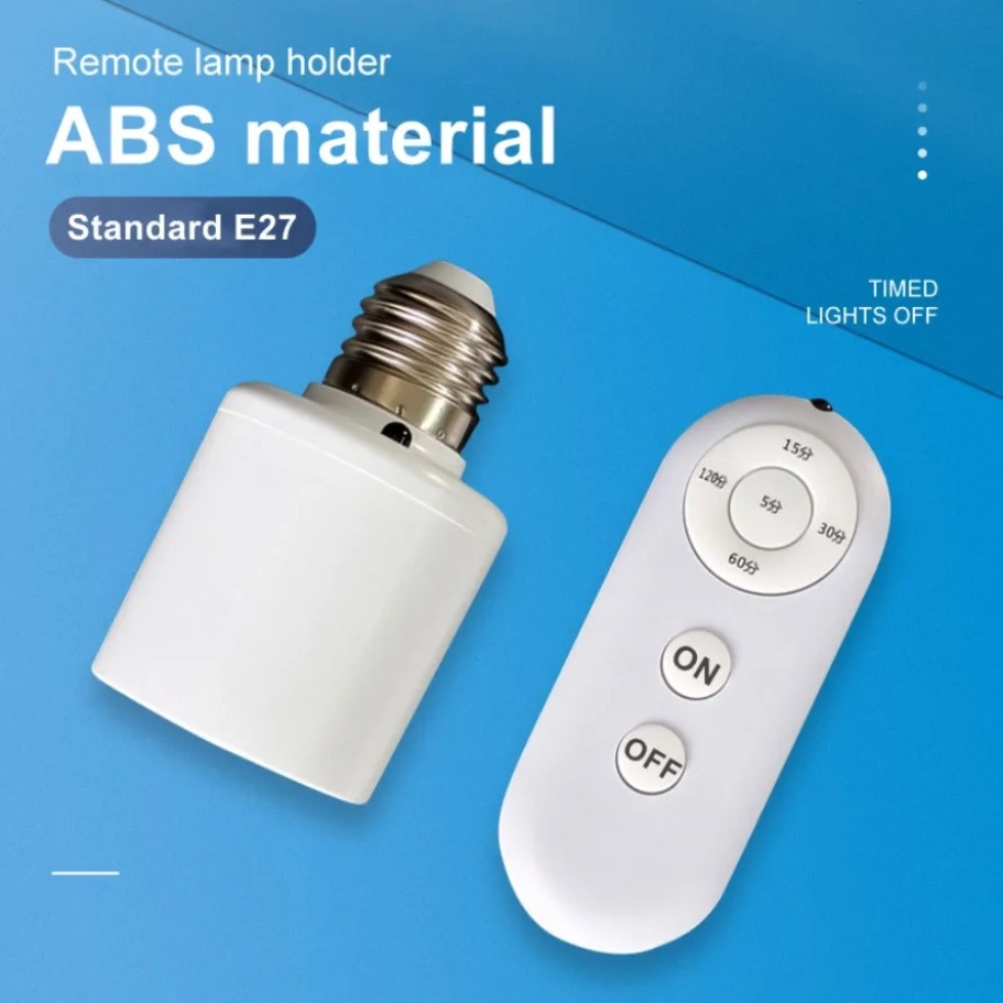 Smart Home Setup - E27 60W Draadloze Afstandsbediening Slimme Tijdschakelaar