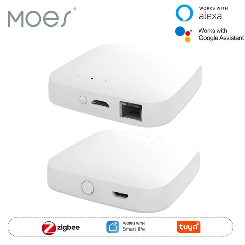 Smart Home Hub Ikea - MOES Tuya ZigBee3.0 Smart Hub, draadloze/bekabelde