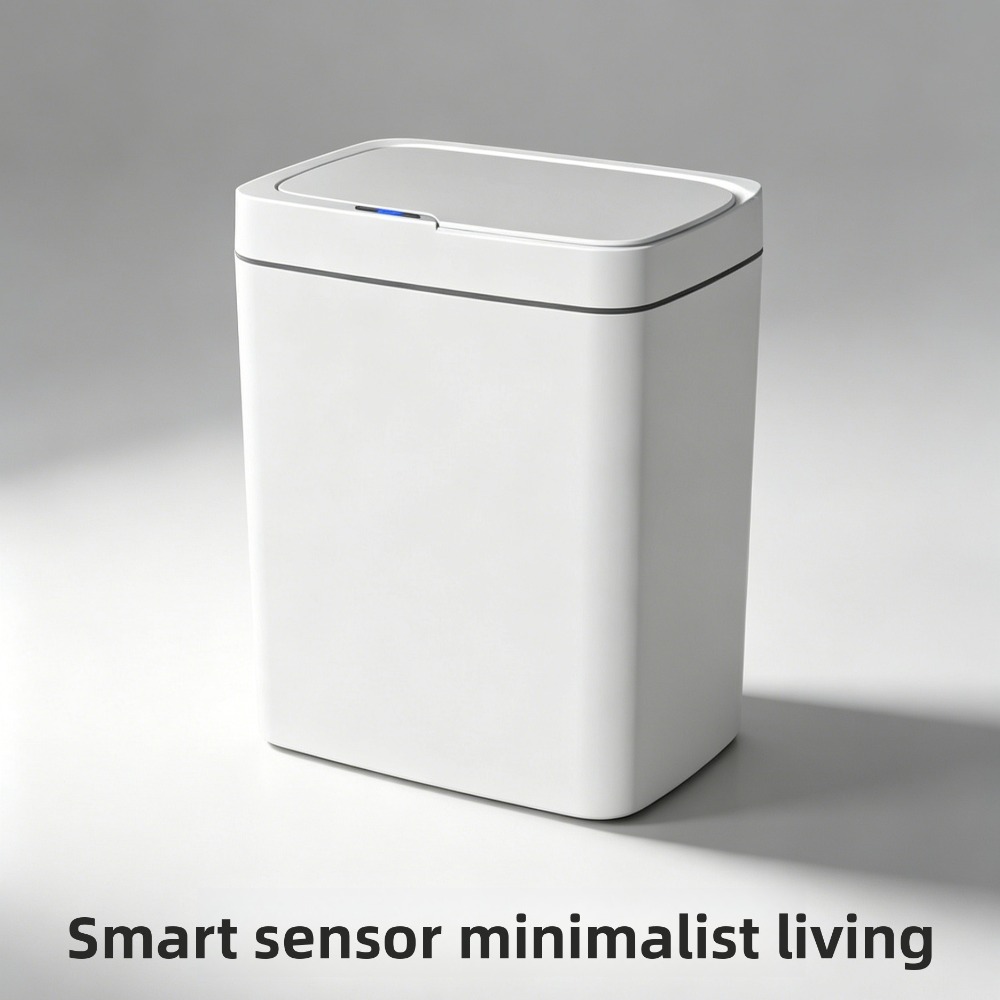 Smart Home Junkie - Witte Touchless 15L Smart Sensor Prullenbak