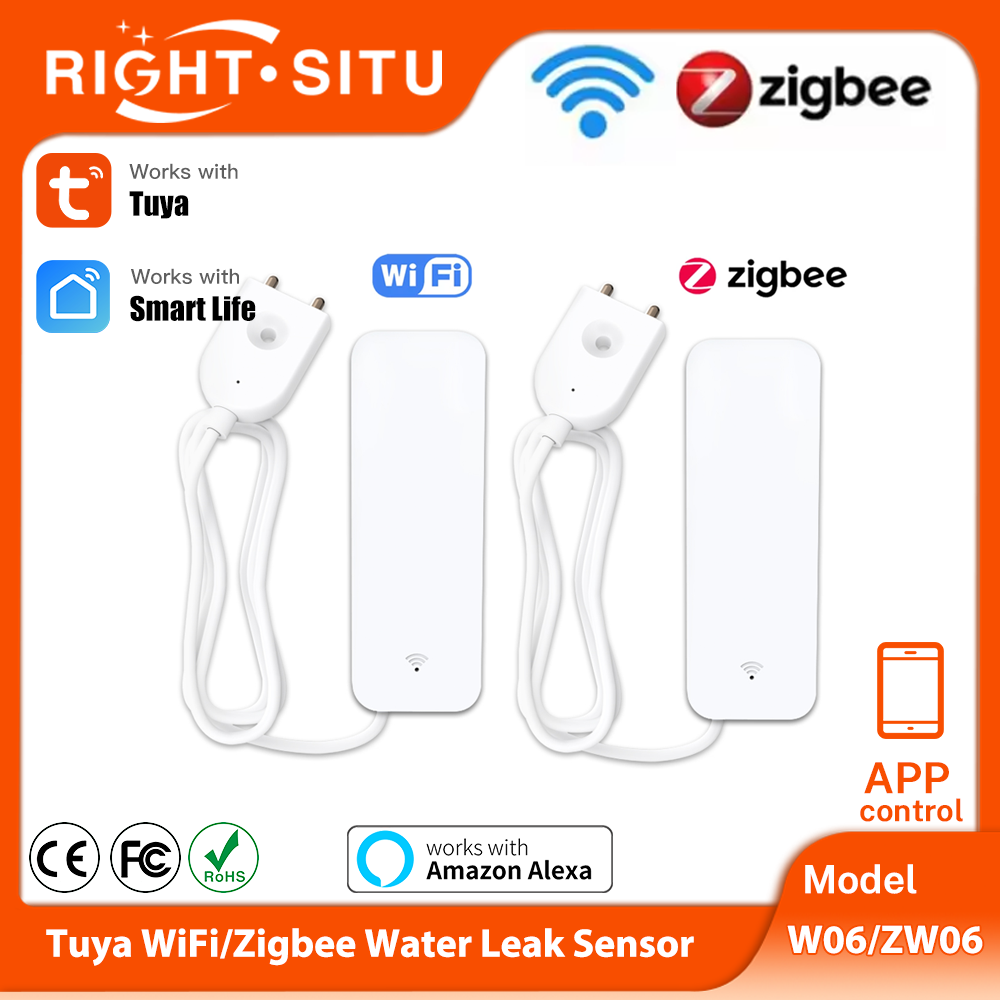 Smart Home Setup - Tuya WiFi Zigbee Watersensor Slimme lekdetector