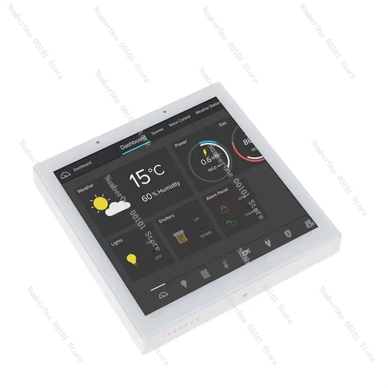 Smart Home Knx - Quad-Core 4-inch KNX Android wandmontage touchtablet,