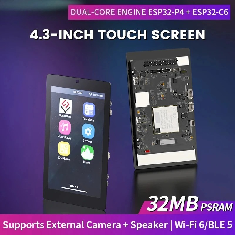 Smart Home Arduino - 4,3 inch 480x800 IPS capacitief touchscreen