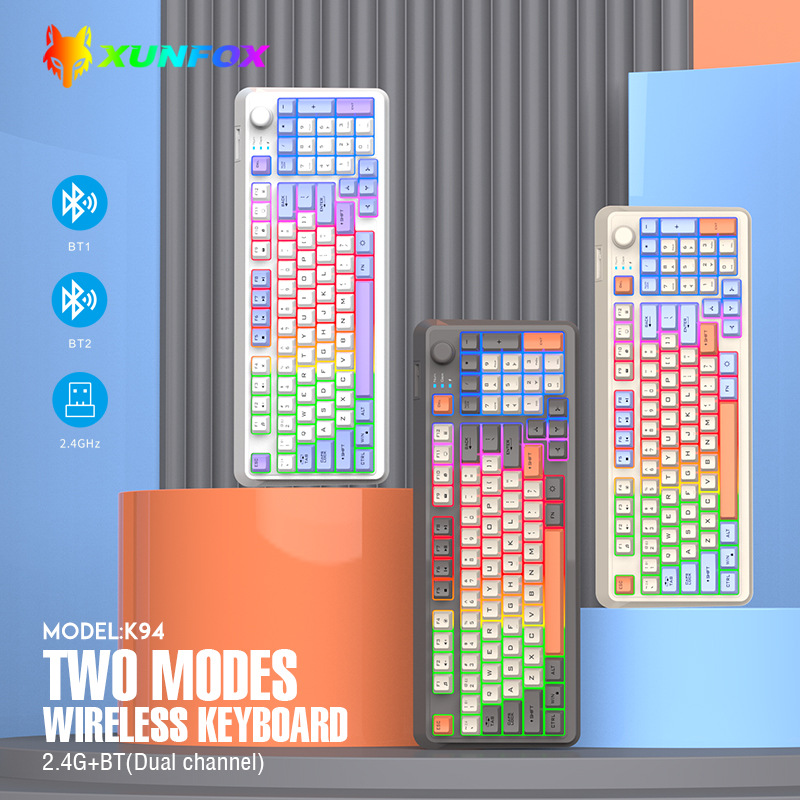 Smart Home Keyboard - Draadloos toetsenbord Spaans Russisch Arabisch Koreaans