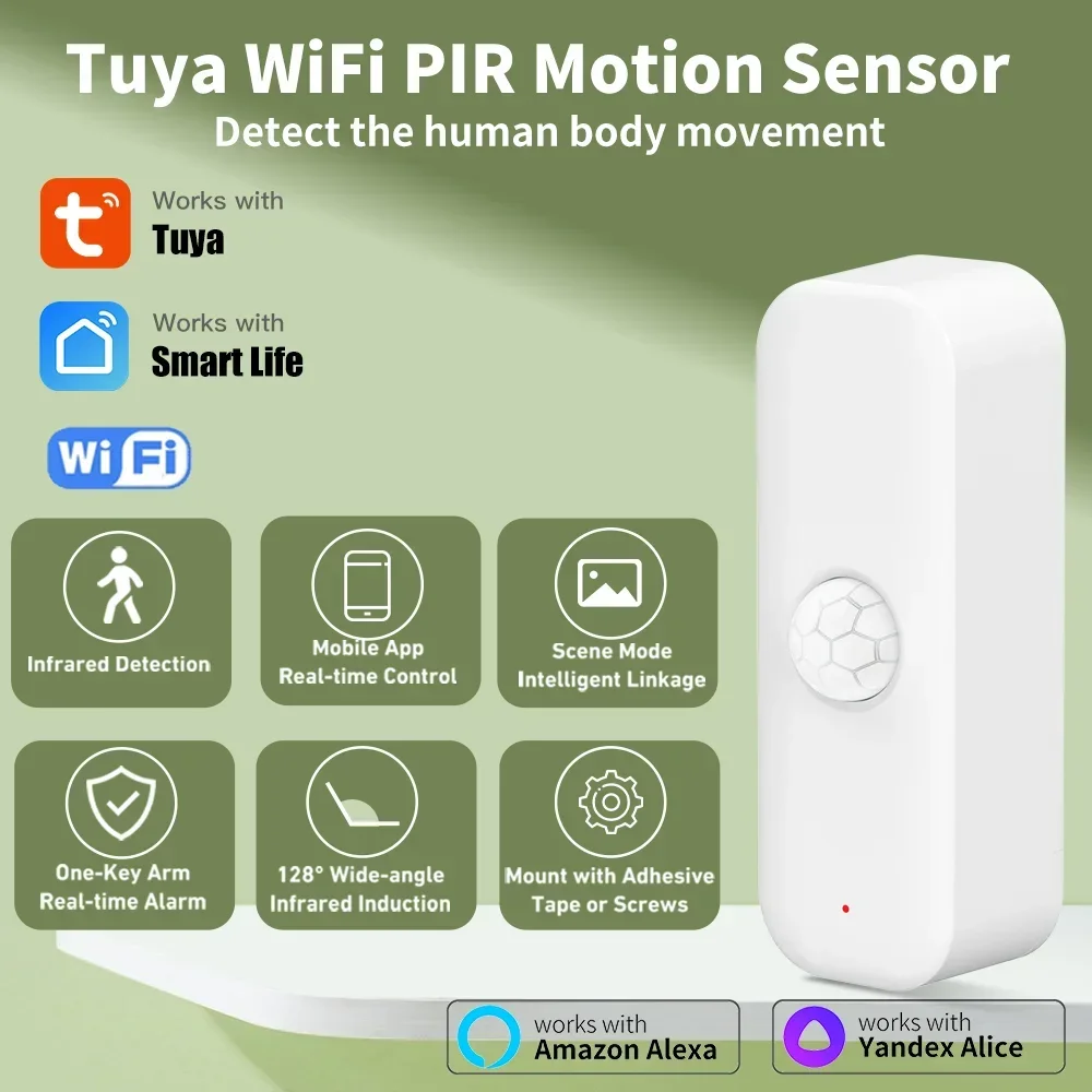 Smart Home Setup - Tuya WiFI Bewegingssensor PIR Smart Human