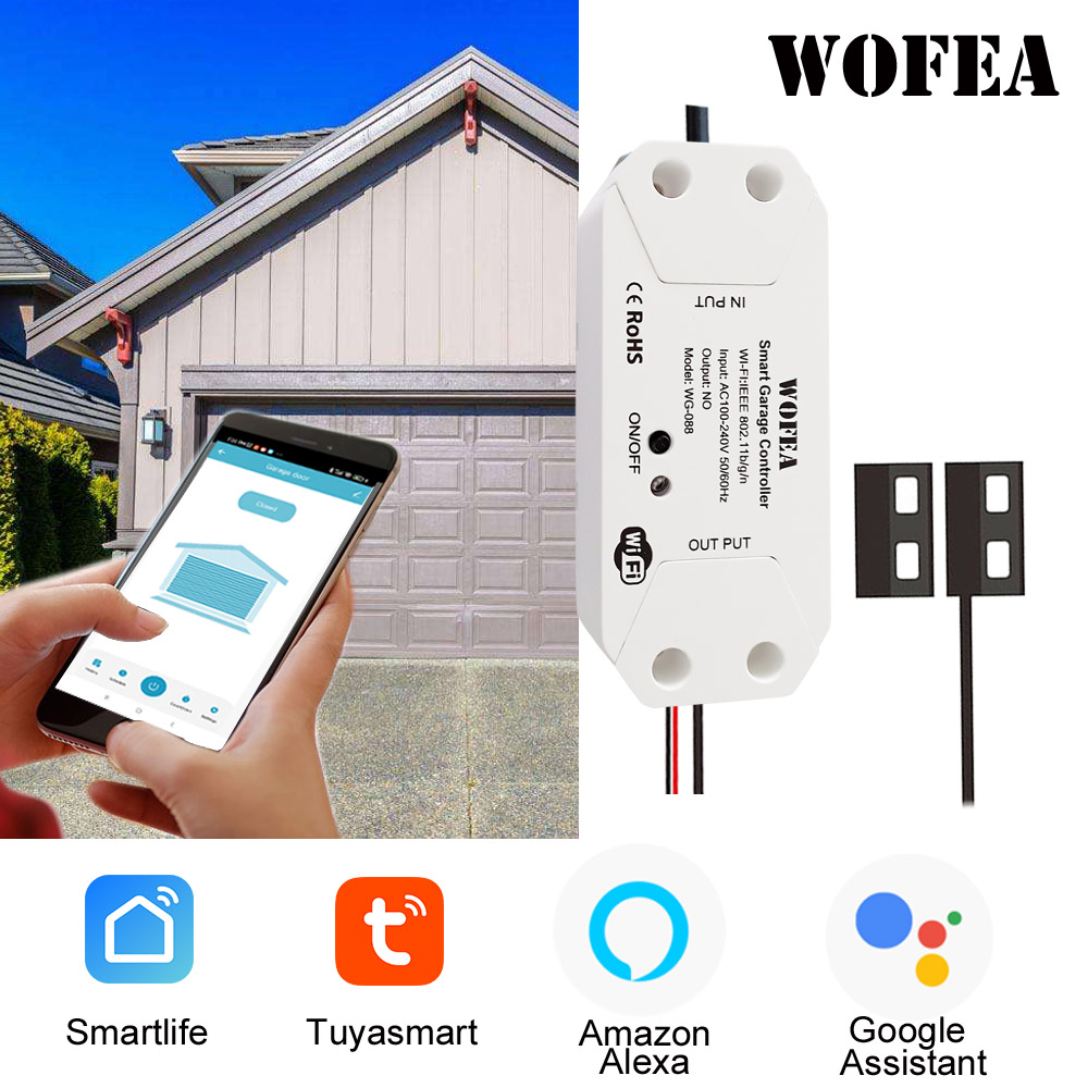 Smart Home Hub Ikea - Wofea Tuya Smart WIFI 2.4G Garagedeur
