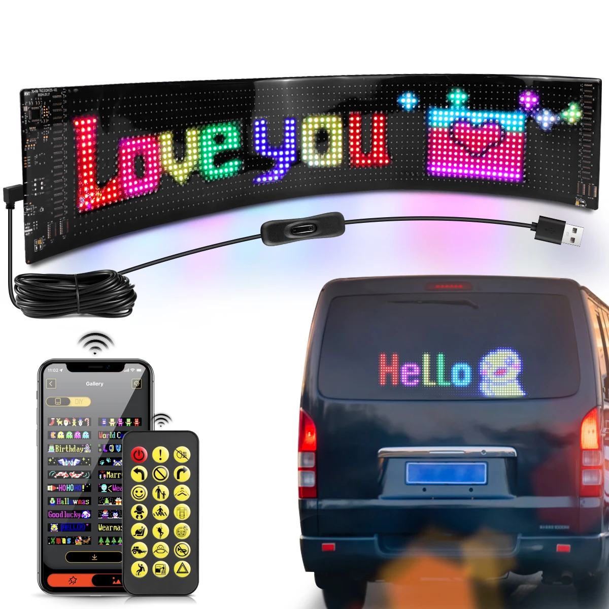 Vrachtwagen Auto Devil Eye LED - Smart Home Logo recensie en prijs