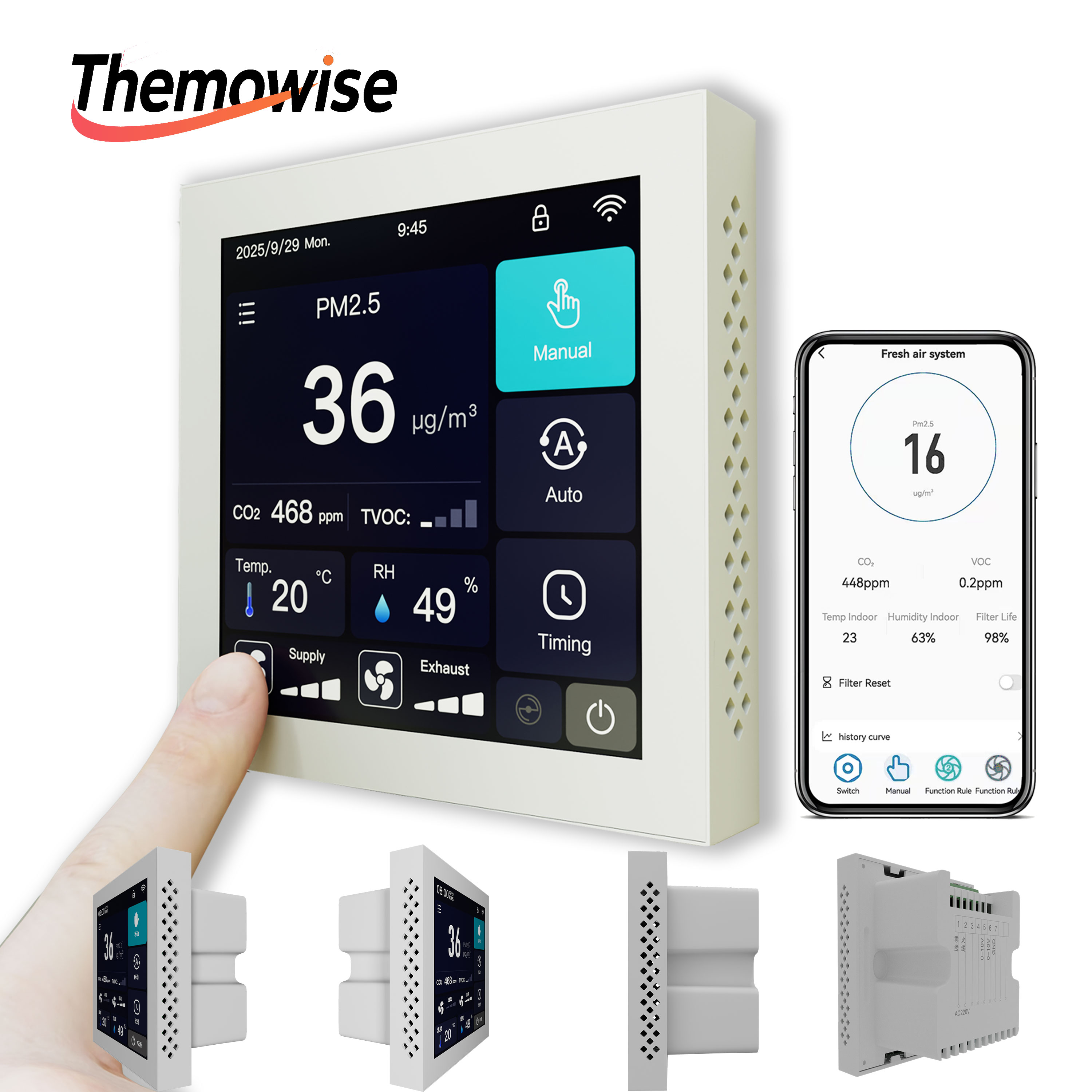 WIFI Home Smart Air Quality Ma - Smart Home Ventilation System recensie en prijs