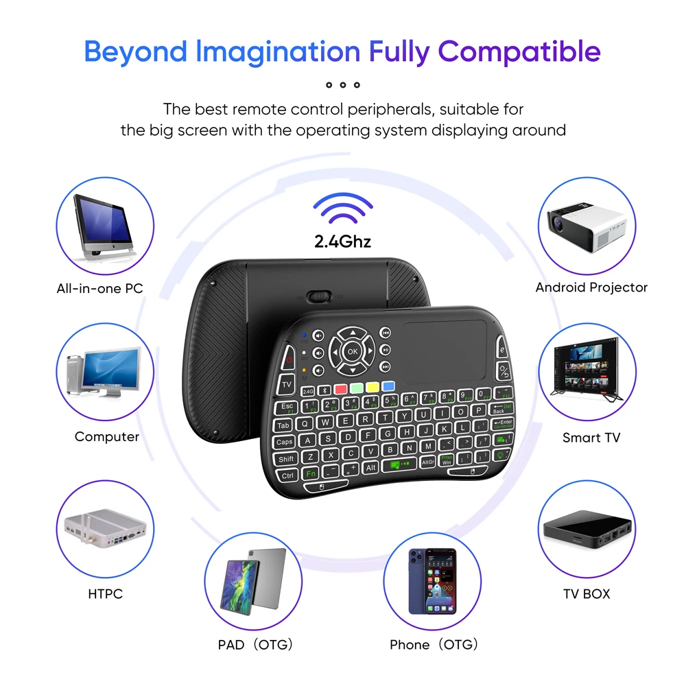 Mini Toetsenbord Gyroscoop Dua - Smart Home Keyboard recensie en prijs