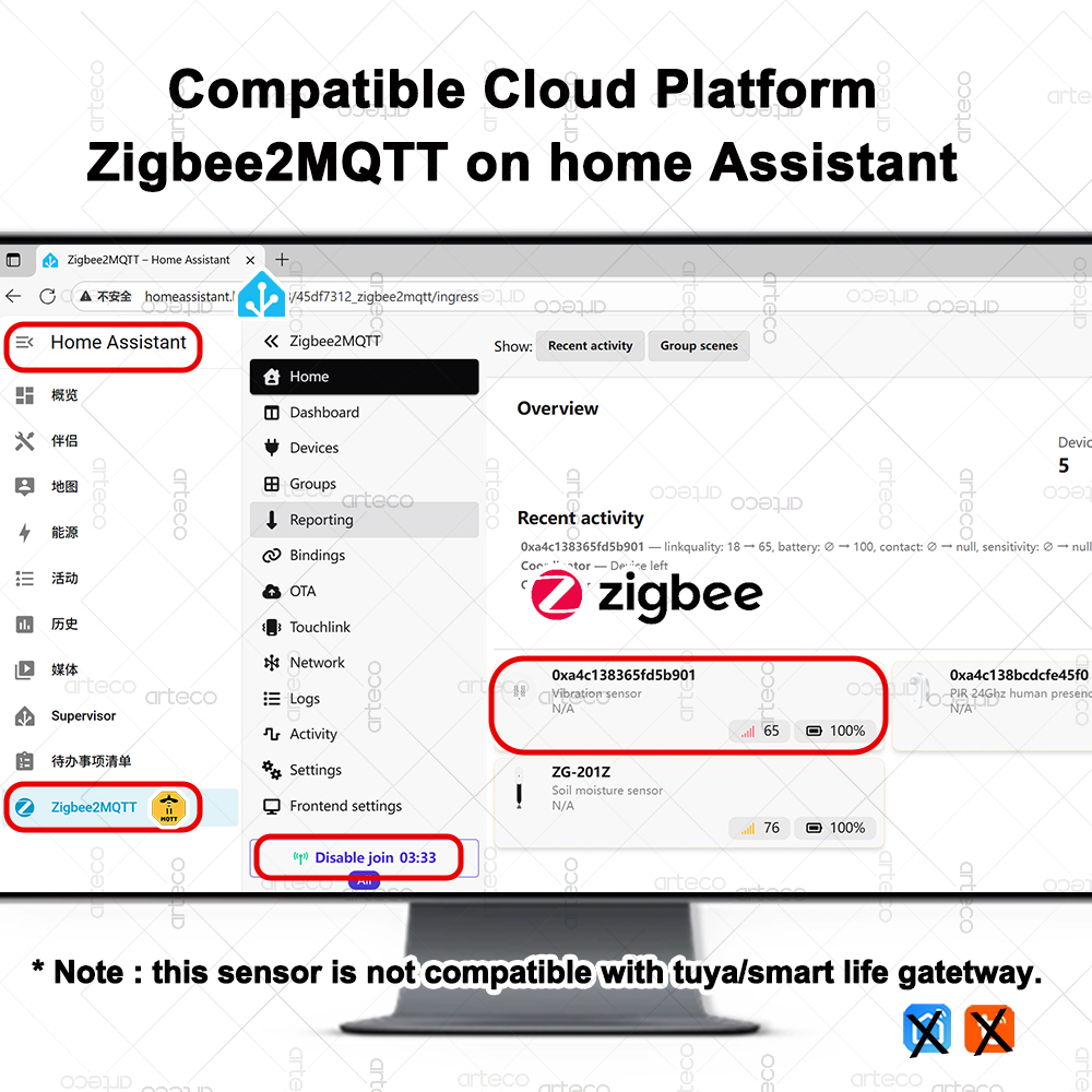 Smart ZigBee 3.0 Trillingssens - Smart Home Setup recensie en prijs