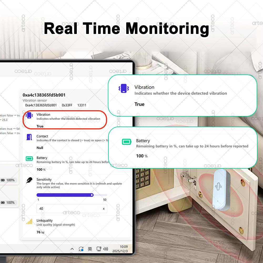 Smart ZigBee 3.0 Trillingssens - Smart Home Setup recensie en prijs