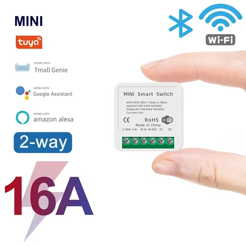 16A Tuya WiFi Smart Switch 2-w - Smart Energy Monitor recensie en prijs