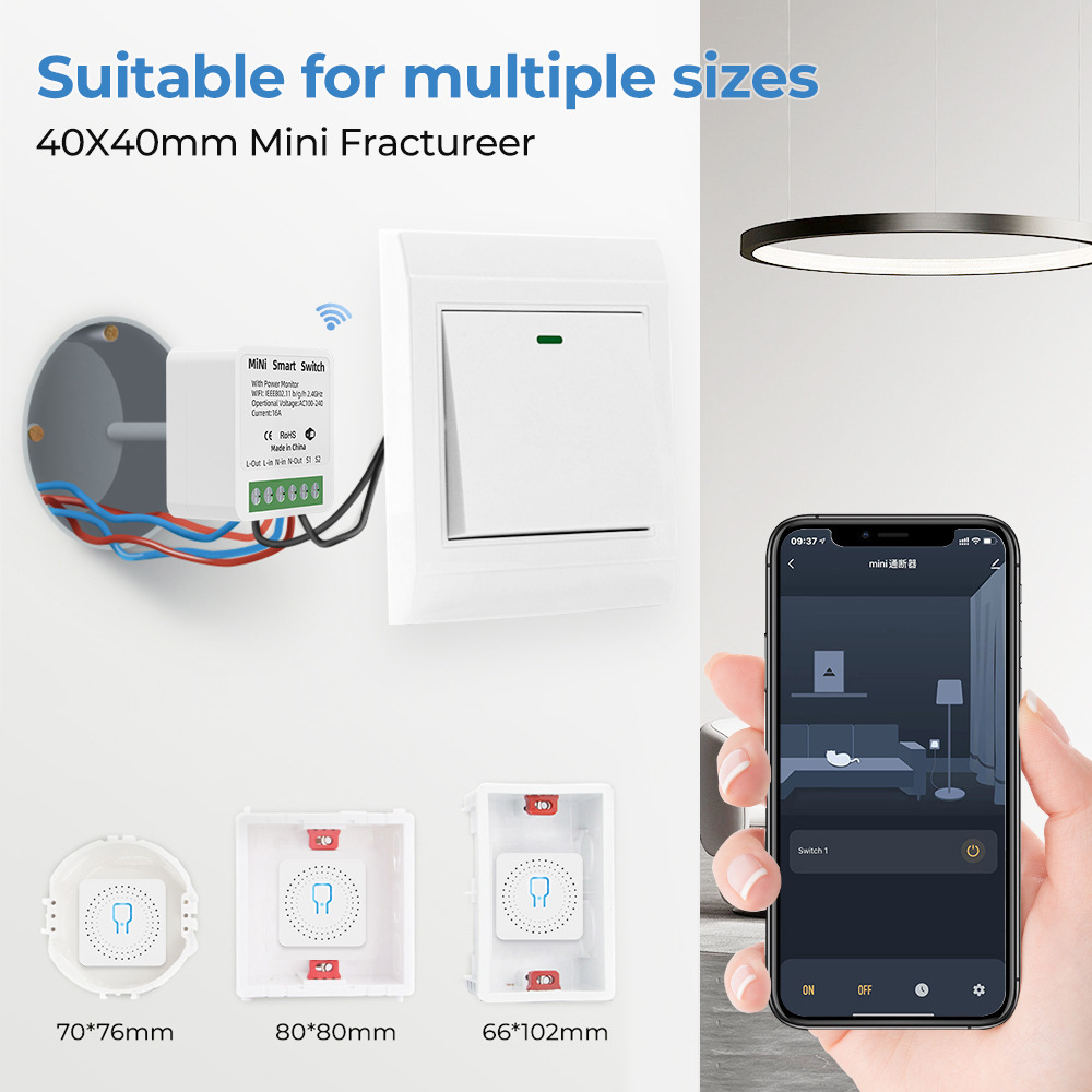 16A Tuya WiFi Smart Switch 2-w - Smart Energy Monitor recensie en prijs