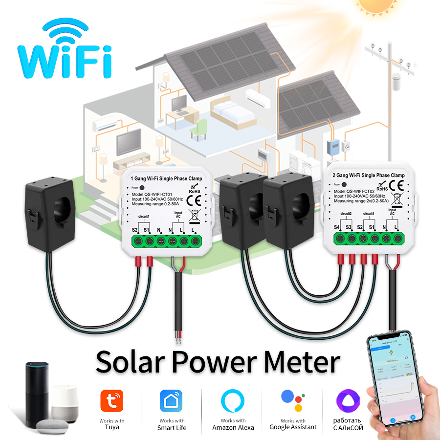 Tuya Smart WiFi Zonne-energie  - Smart Energy Monitor recensie en prijs