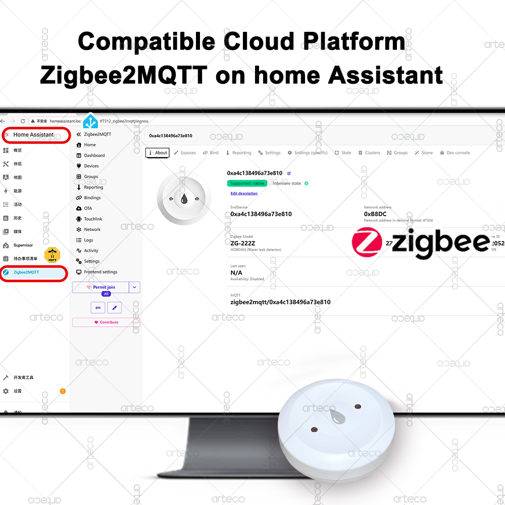 Tuya Smart Zigbee Watersensor  - Smart Home Setup recensie en prijs