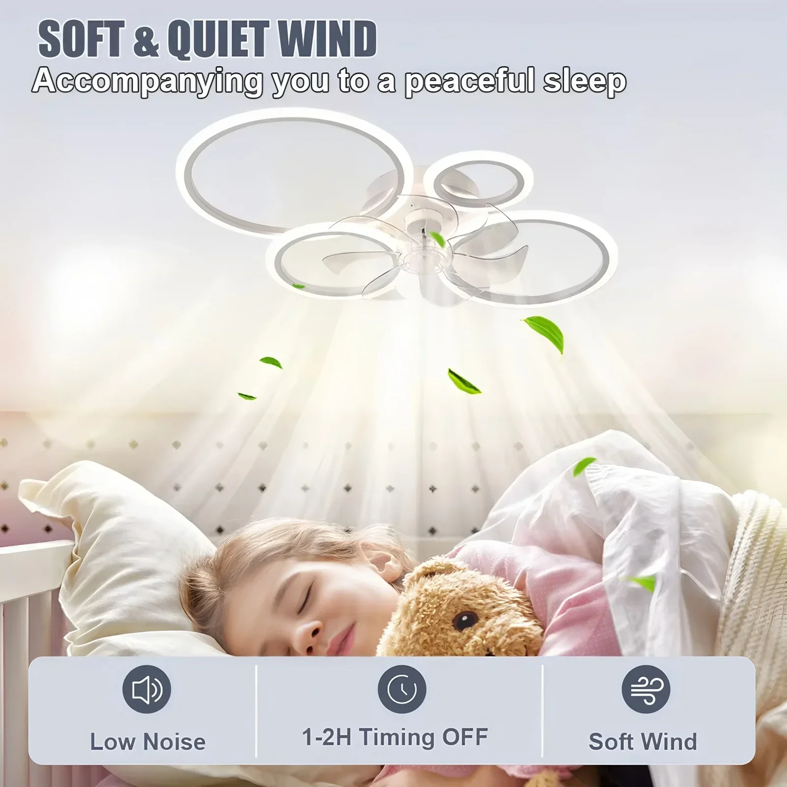 Ring-plafondventilator met LED - Smart Home Ventilation System recensie en prijs