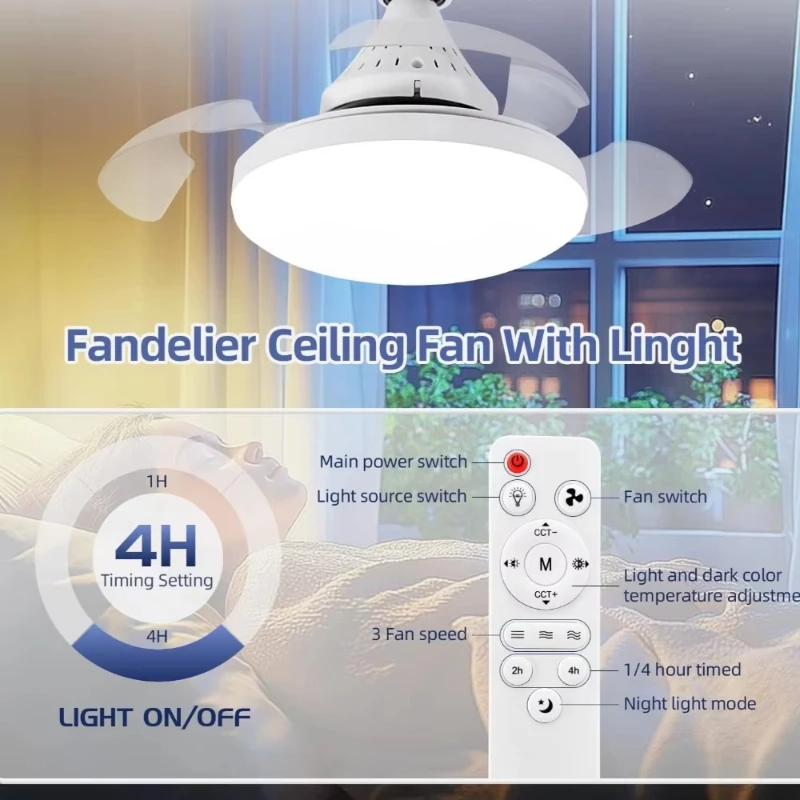 Plafondventilator met verlicht - Smart Home Ventilation System recensie en prijs
