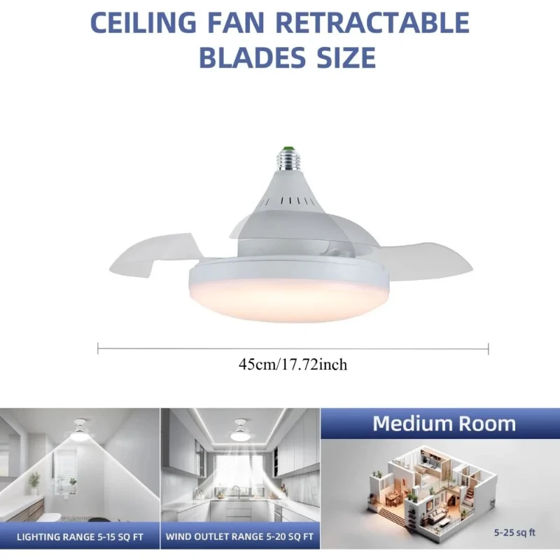 Plafondventilator met verlicht - Smart Home Ventilation System recensie en prijs